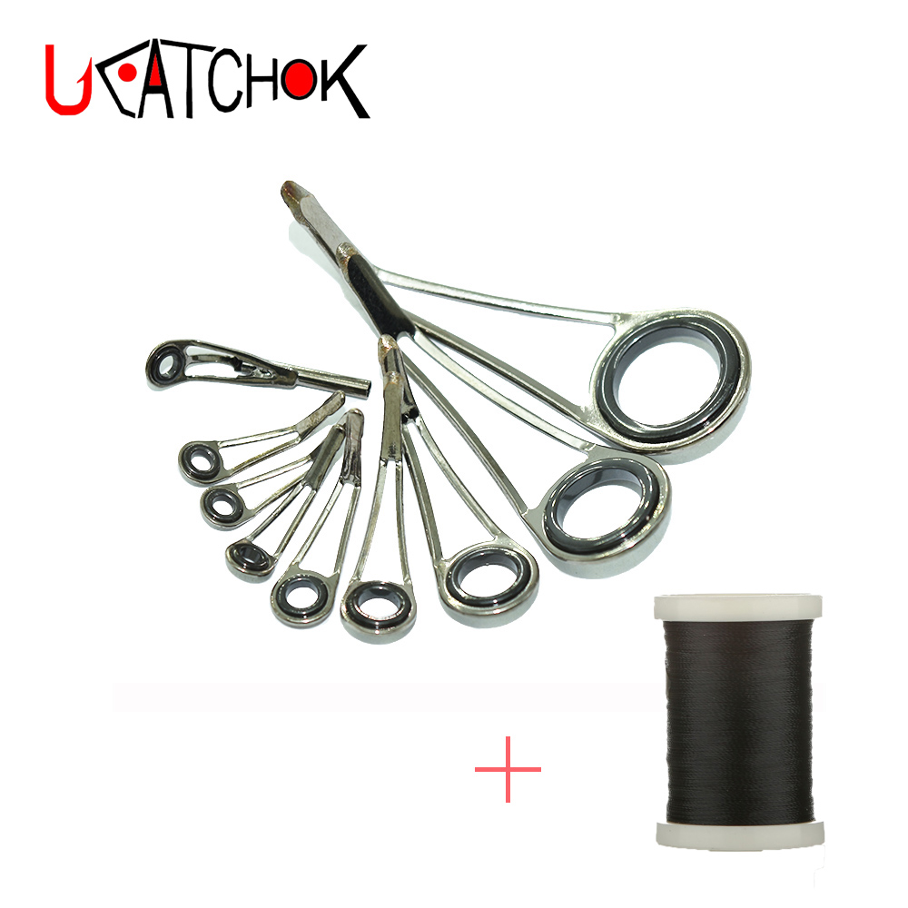 Fishing Rod Building Kit - 9 chiếc/Bộ Đá Cá Hồi Câu