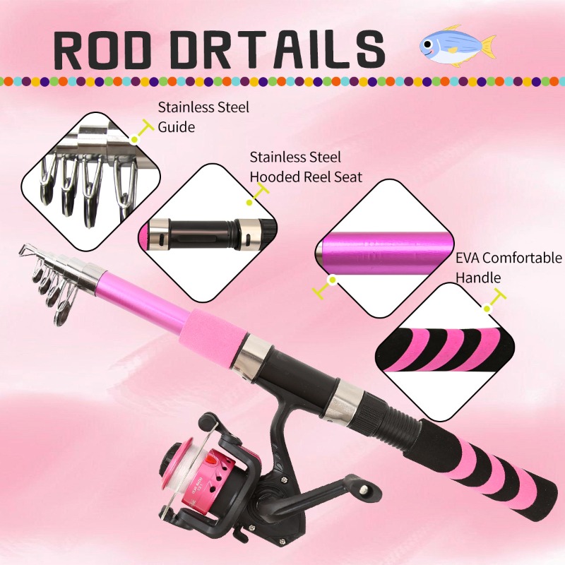 Kids Adult Beginner Fishing Ro - đánh giá và giá Fishing Rod Combo
