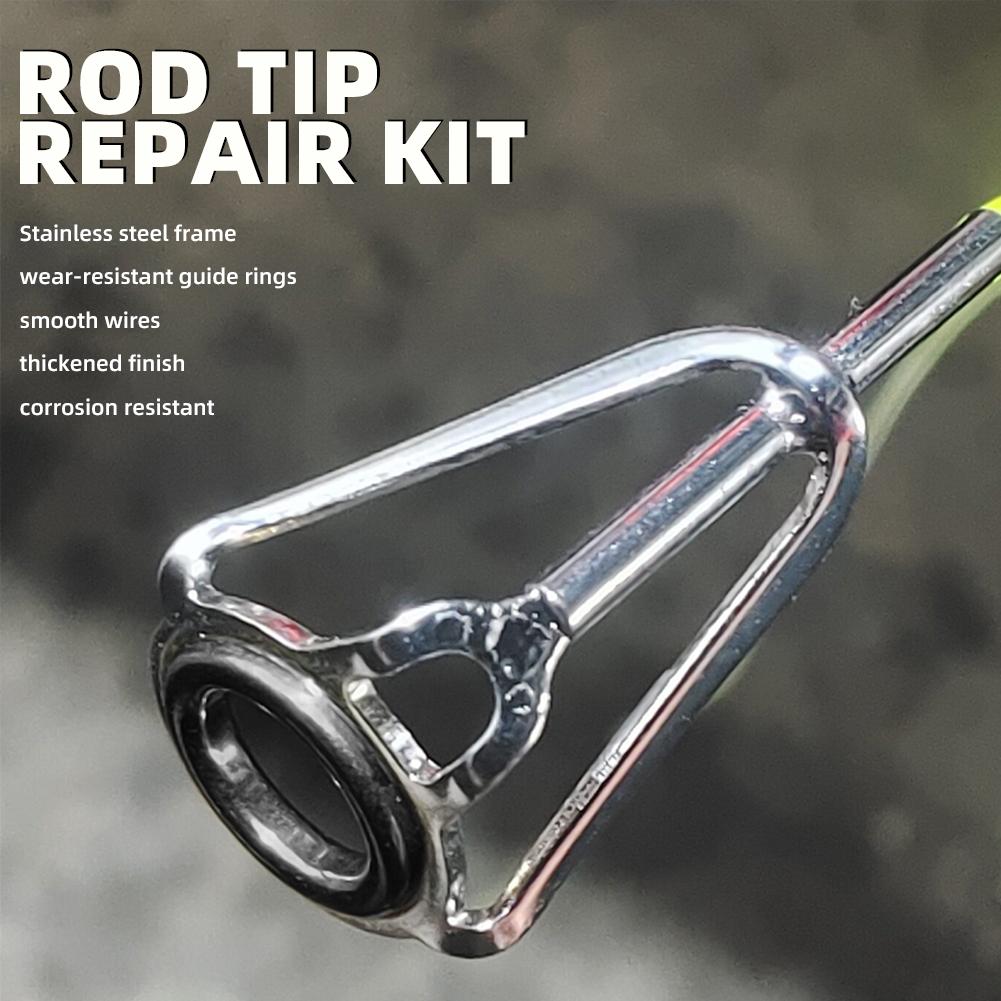 Rod Tip Repair Kit 10pcs Fishi - đánh giá và giá Fishing Rod Guide Replacement