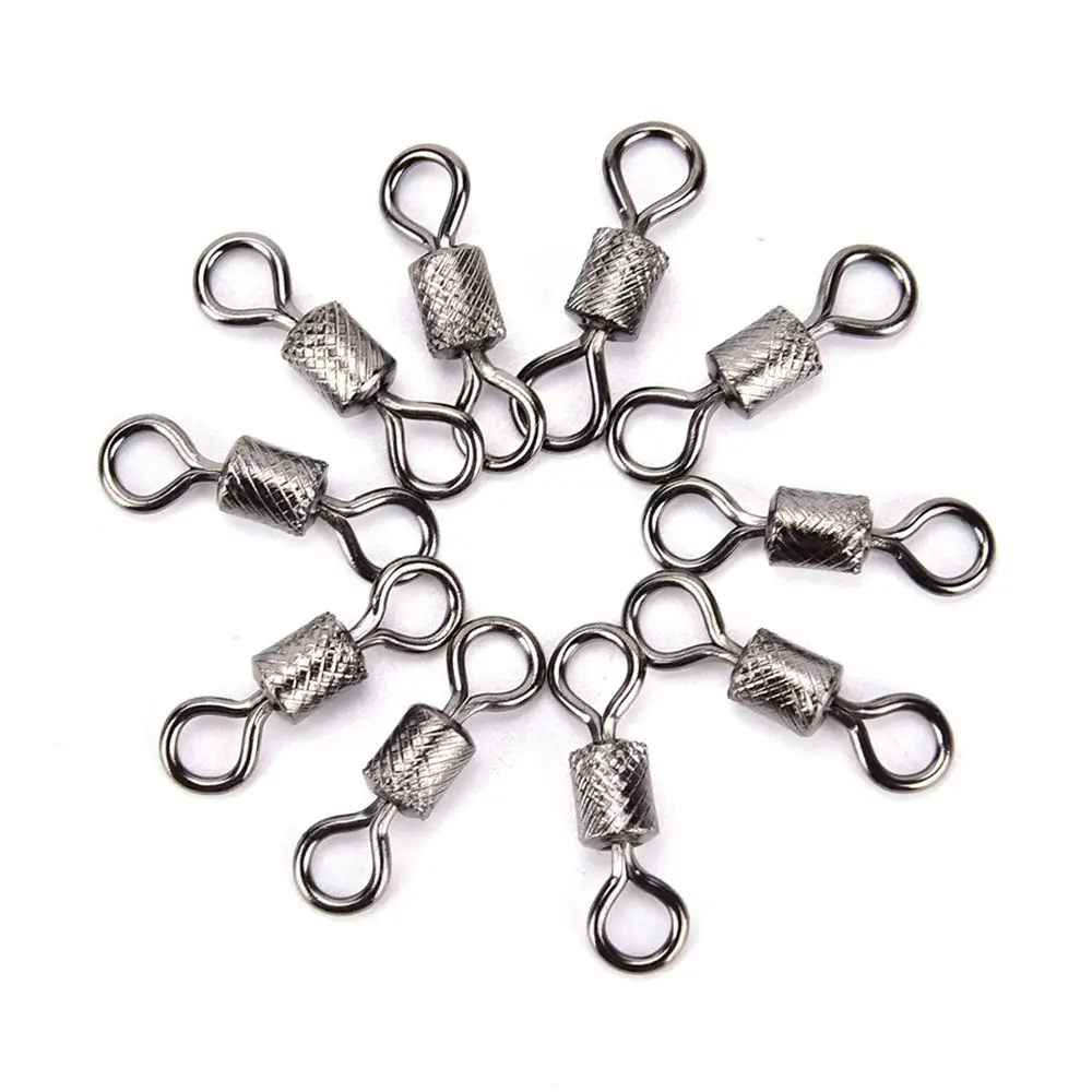 100pcs/box Fishing Swivel 1#-1 - đánh giá và giá Fishing Rod Case