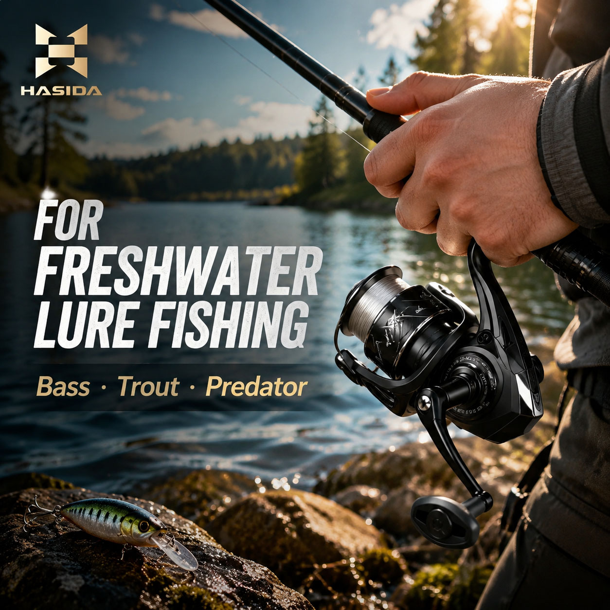 HASIDA AULA Air Spinning Reel  - đánh giá và giá Abu Garcia Reel Max