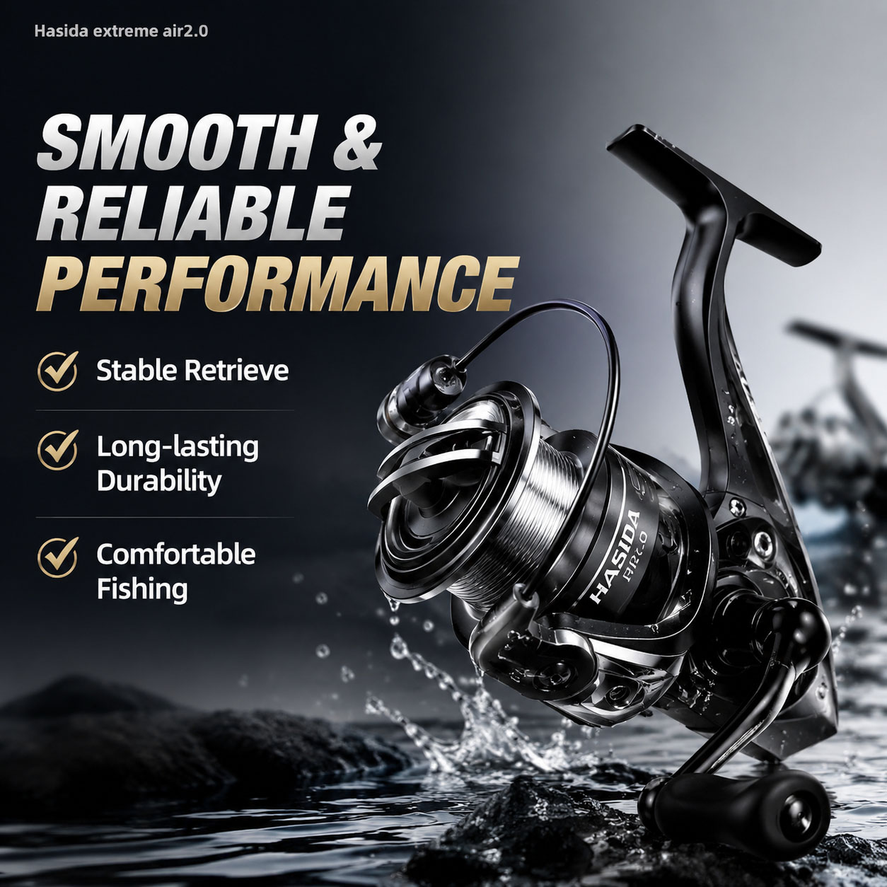 HASIDA AULA Air Spinning Reel  - đánh giá và giá Abu Garcia Reel Max