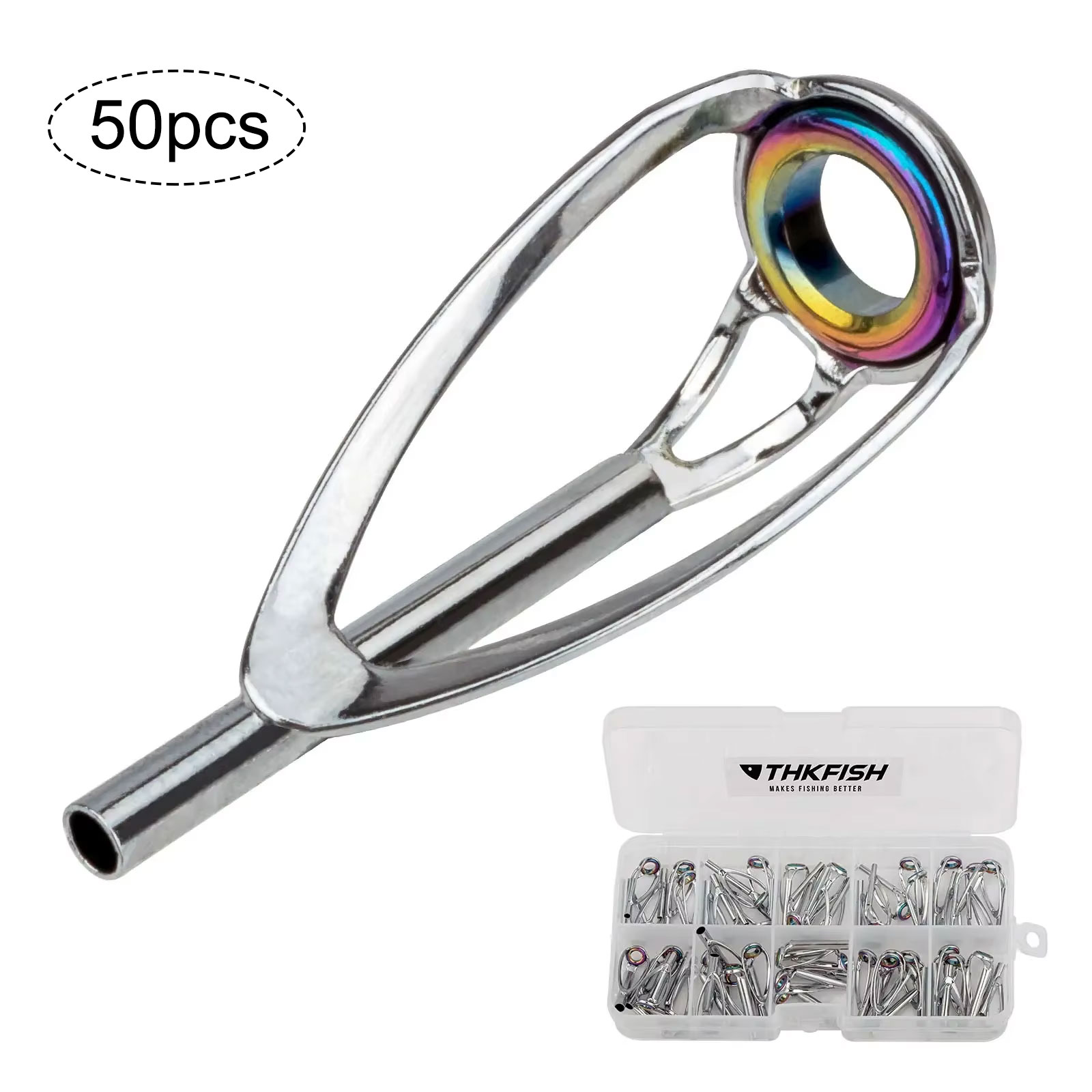 50pcs Fishing Rod Tip Top Repa - đánh giá và giá Fishing Rod Tip Replacement