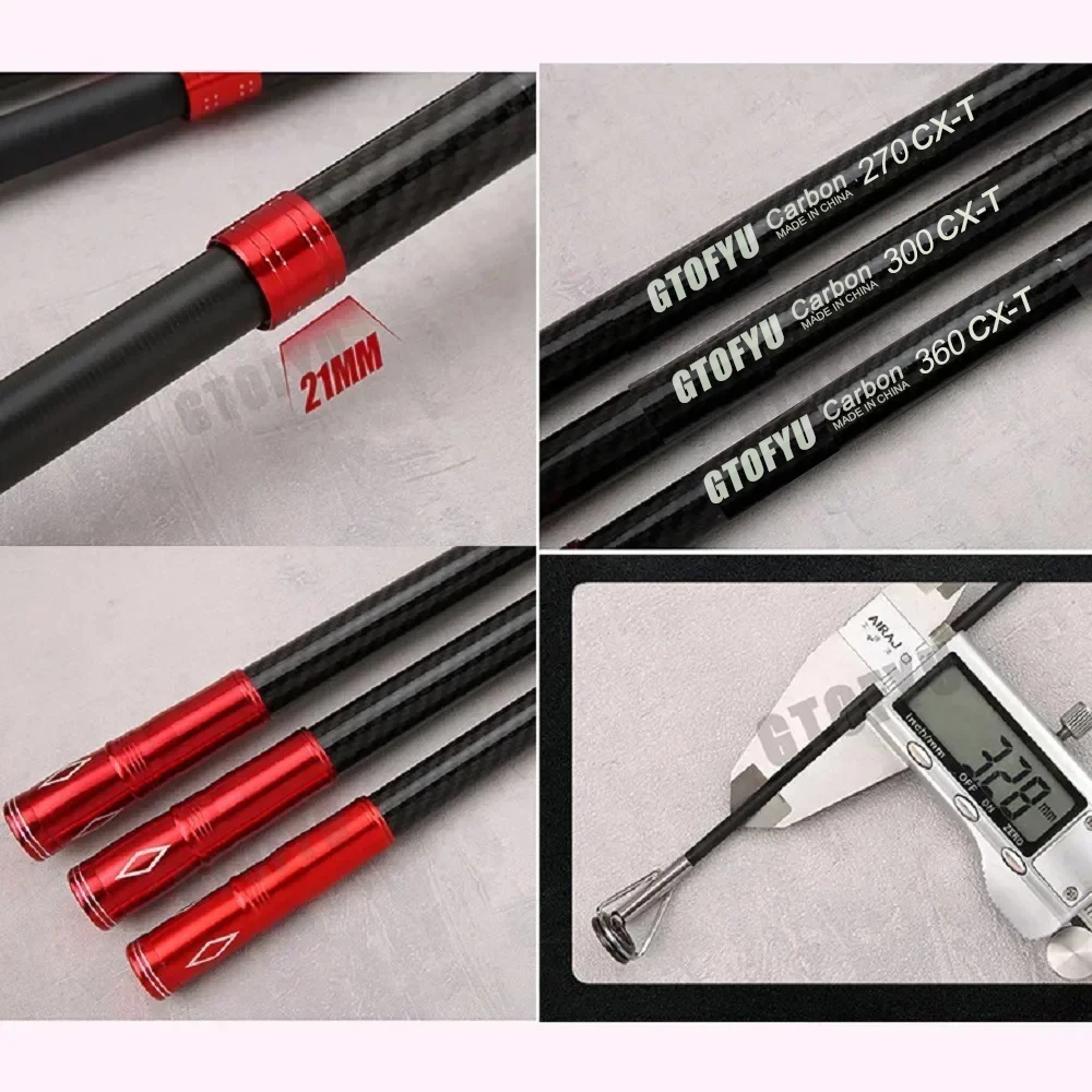 2.7m 3.0m 3.6m 3.9m 4.2m 4.5m  - đánh giá và giá Fishing Rod Surf